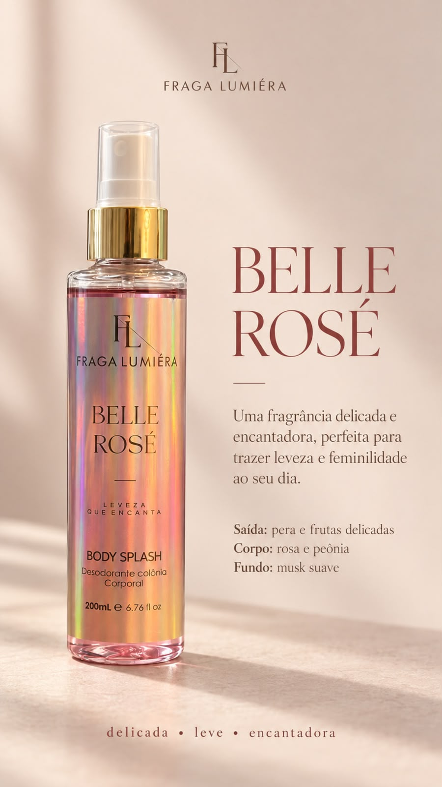 Body Splash Belle Rosé