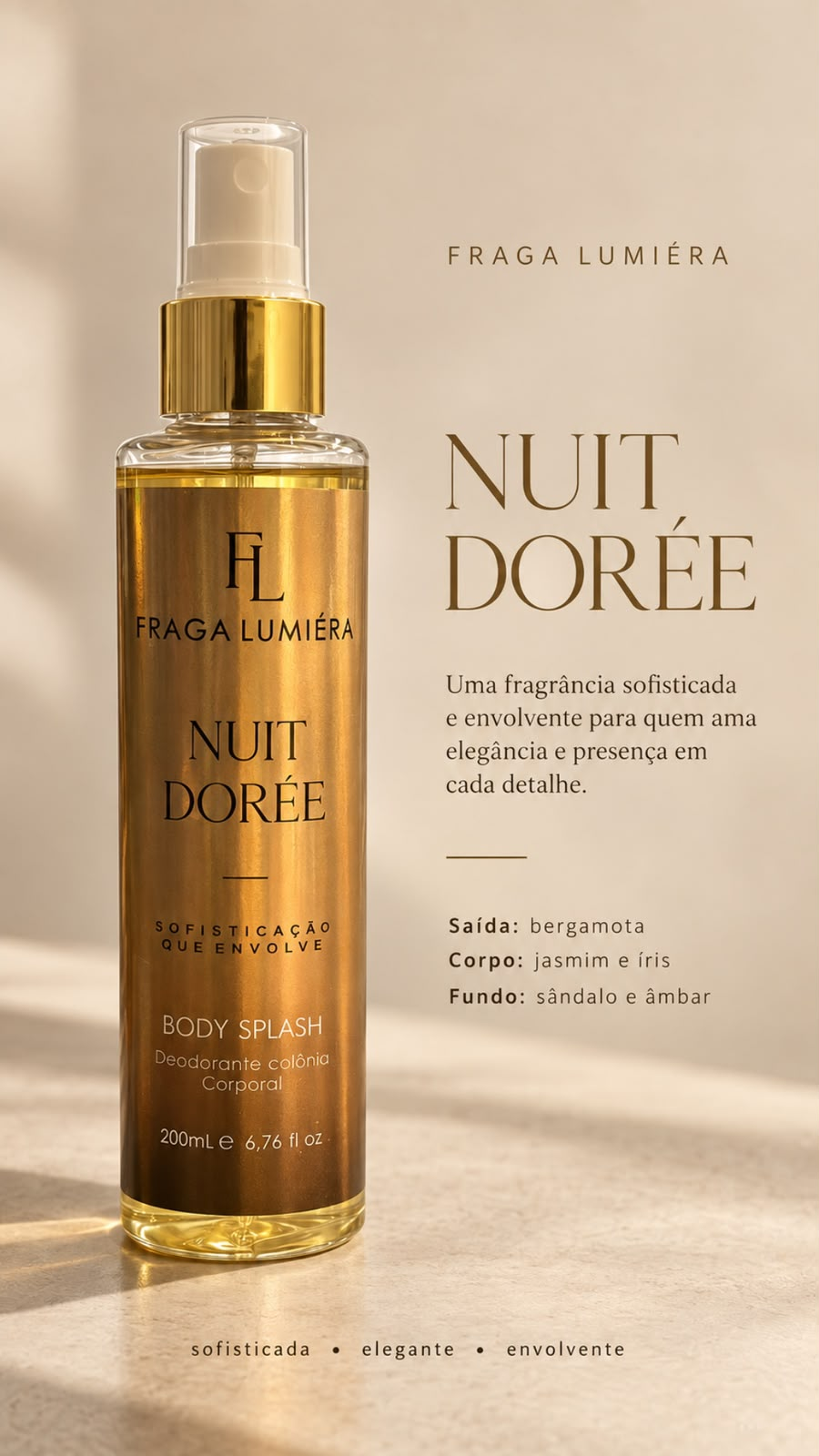 Body Splash Nuit Dorée